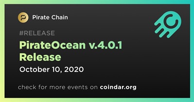 Lanzamiento de PirateOcean v.4.0.1