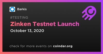 Zinken Testnet Launch