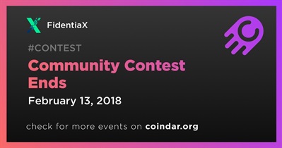 Community Contest Ends