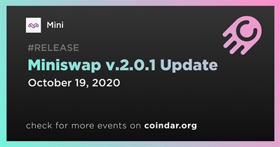 Miniswap v.2.0.1 Update