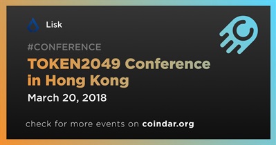 Conferencia TOKEN2049 en Hong Kong
