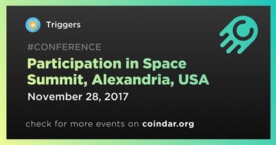 Participation in Space Summit, Alexandria, USA