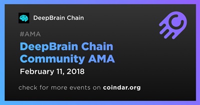Comunidade DeepBrain Chain AMA
