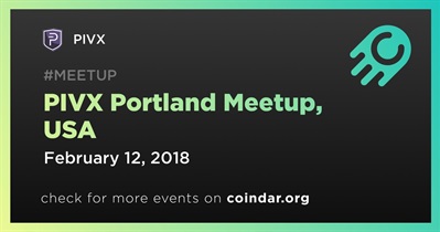 Reunión de PIVX en Portland, EE. UU.
