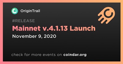Mainnet v.4.1.13 Launch