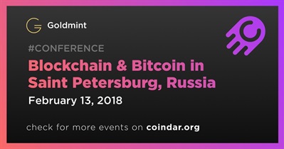 Blockchain e Bitcoin em São Petersburgo, Rússia