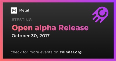 Buksan ang alpha Release