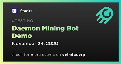 Demonstração do Daemon Mining Bot