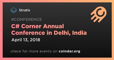 Conferência Anual C# Corner em Delhi, Índia