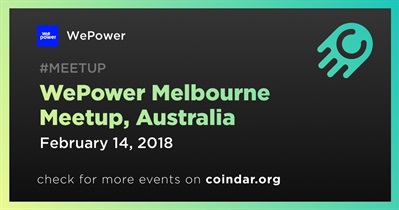 WePower Melbourne Meetup, Australia