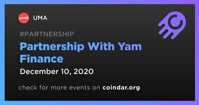 Partnership With Yam Finance