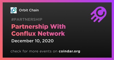 Partnership With Conflux Network