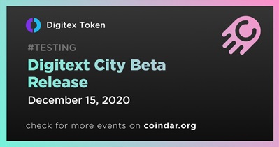 Digitext City Beta Release
