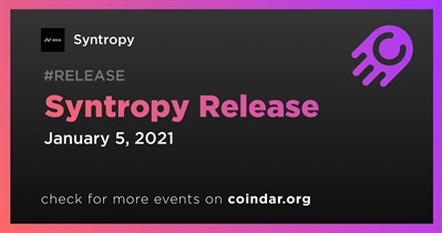 Syntropy Release