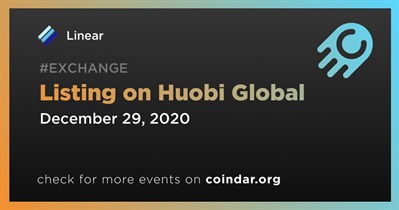 Listando em Huobi Global