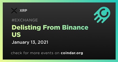 Delisting From Binance US