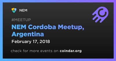 NEM Córdoba Meetup, Argentina