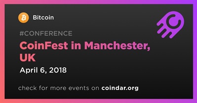 CoinFest en Manchester, Reino Unido