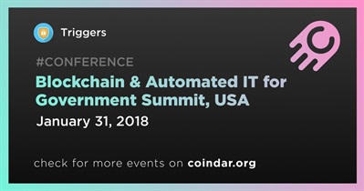 Blockchain &amp; Automated IT for Government Summit, USA
