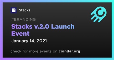 Evento de lançamento do Stacks v.2.0