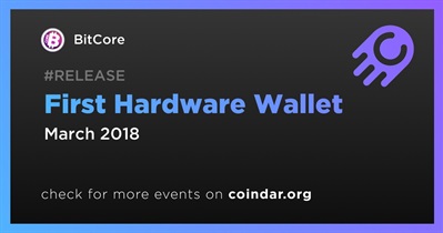 First Hardware Wallet