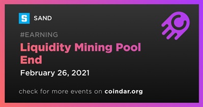 Liquidity Mining Pool End