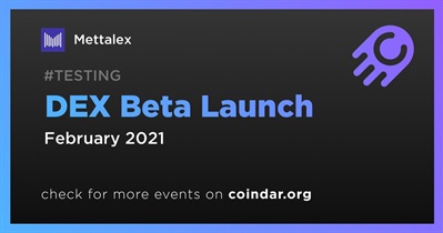 Lançamento do DEX Beta
