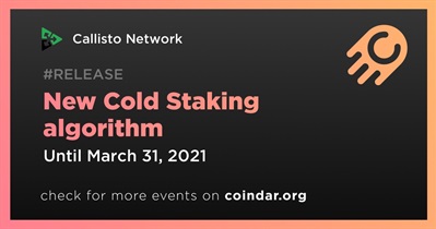 New Cold Staking algorithm