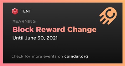 Block Reward Change