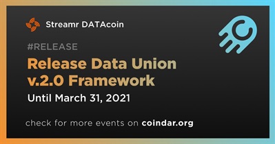 Lanzamiento del marco Data Union v.2.0