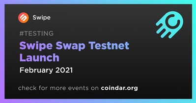 Mag-swipe Swap Testnet Launch
