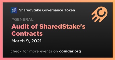 Audit of SharedStake's Contracts