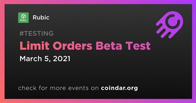 Limit Orders Beta Test