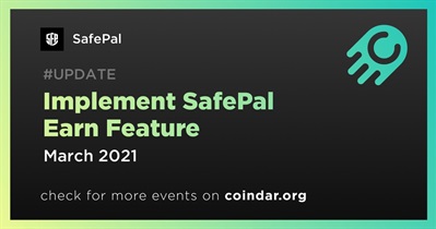 Implement SafePal Earn Feature