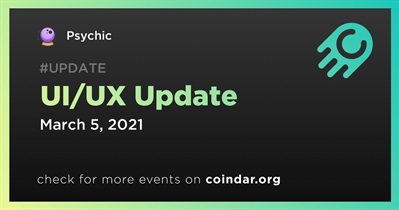 UI/UX Update