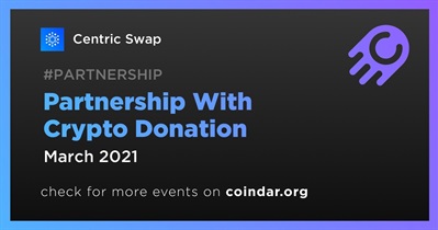 Partnership With Crypto Donation