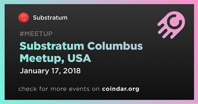 Substratum Columbus Meetup, USA