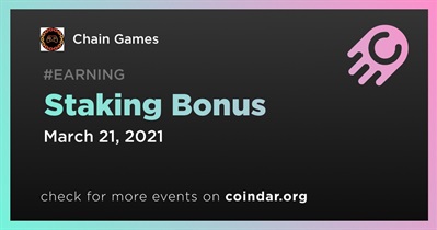 Staking Bonus