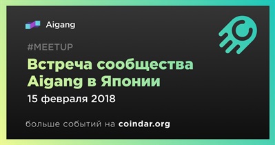 Встреча сообщества Aigang в Японии