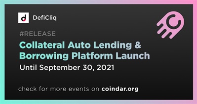 Collateral Auto Lending &amp; Borrowing Platform Launch