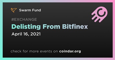 Delisting From Bitfinex