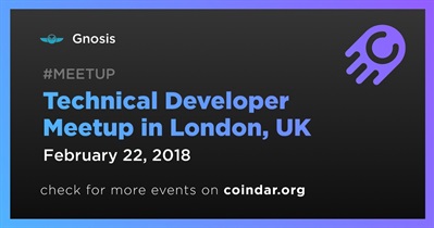 영국 런던에서 기술 개발자 모임