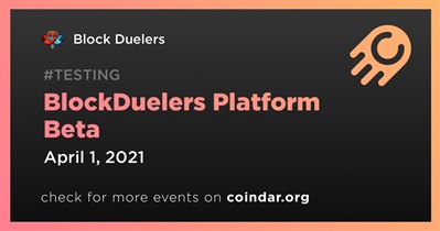 Beta da Plataforma BlockDuelers