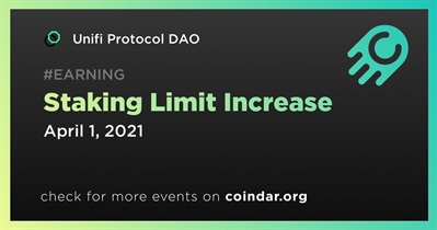 Staking Limit Increase