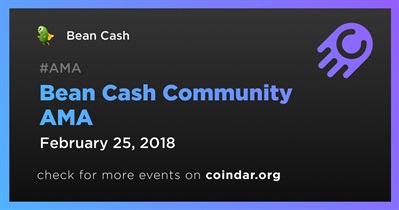 Comunidade Bean Cash AMA