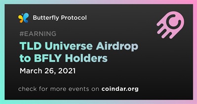 TLD Universe Airdrop to BFLY Holders