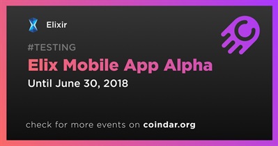Elix Mobile App Alpha