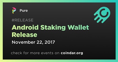 Android Staking Wallet Release