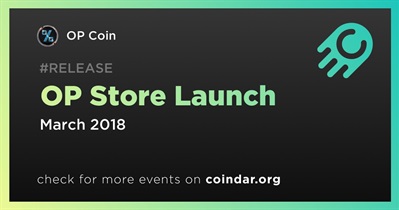 OP Store Launch