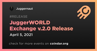 JuggerWORLD Exchange v.2.0 Release